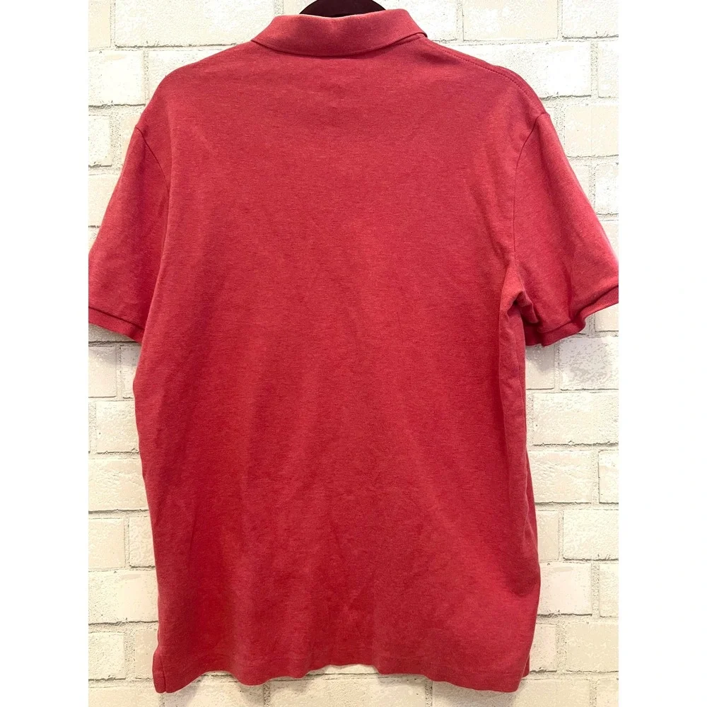 Polo Ralph Lauren‎ Mens Short Sleeve Cotton Polo Shirt Red Heather Medium 0319